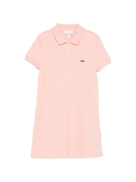  Lacoste Kids Pique-texture Dress - Pink 