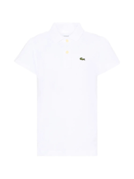  Lacoste Kids Short-sleeve Polo - White 