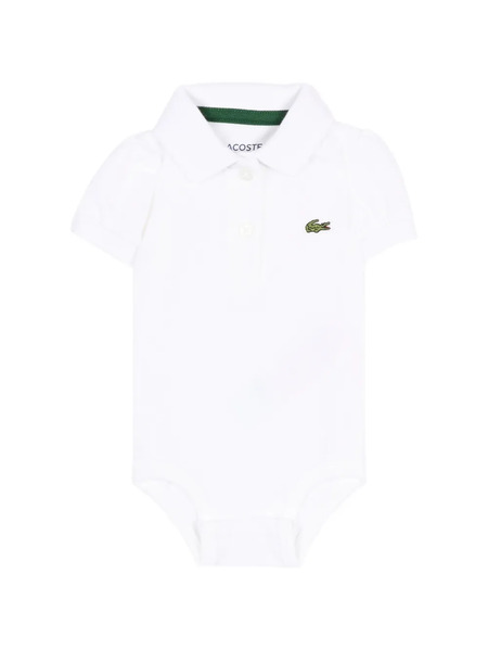  Lacoste Kids Short-sleeved Polo Body - White 