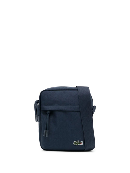  Lacoste Logo-appliqué Messenger Bag - Blue 