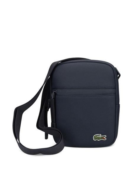 Lacoste Logo-appliqué Messenger Bag - Blue 