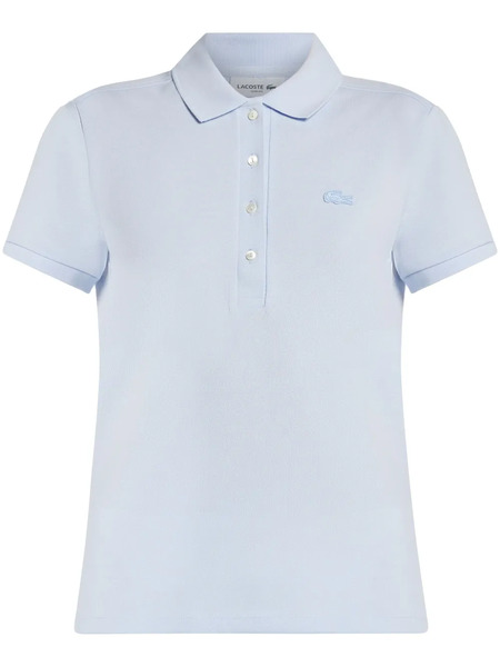  Lacoste Logo-appliqué Polo Shirt - Blue 