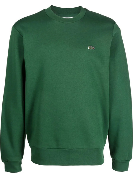  Lacoste Logo-appliqué Sweatshirt - Green 