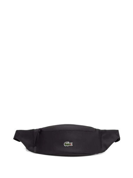  Lacoste Logo-appliquéd Belt Bag - Black 