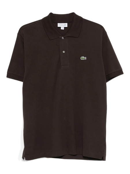  Lacoste Logo-detail Button Polo Shirt - Brown 