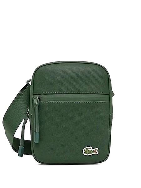  Lacoste Logo-embossed Messenger Bag - Green 