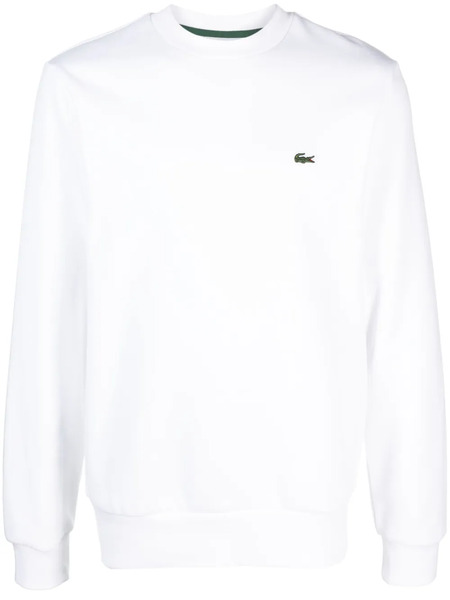  Lacoste Logo-embroidered Sweatshirt - White 