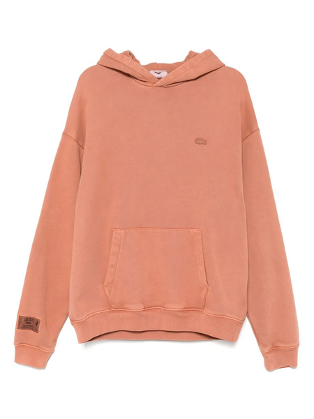  Lacoste Logo-patch Hoodie - Pink 