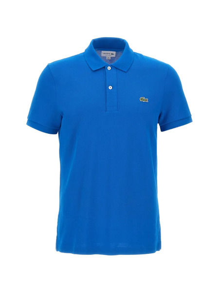  Lacoste Logo-patch Polo Shirt - Blue 