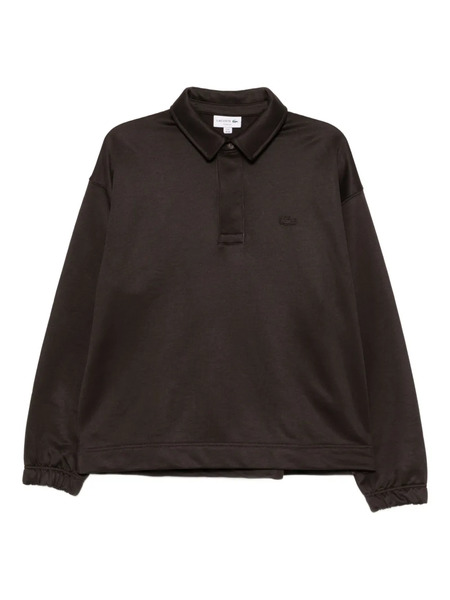  Lacoste Logo-patch Polo Shirt - Brown 