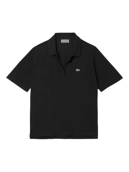  Lacoste Logo-patch Polo Top - Black 