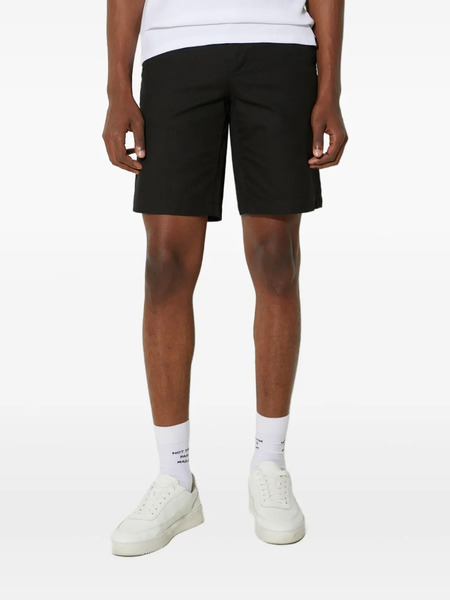  Lacoste Logo-patch Shorts - Black 