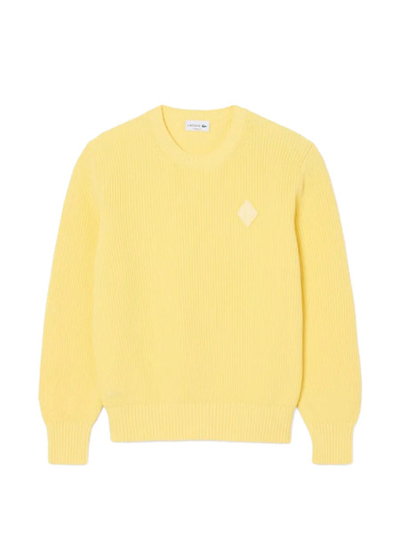  Lacoste Logo-patch Sweater - Yellow 