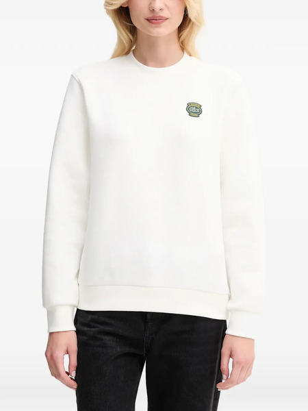  Lacoste Logo-patch Sweatshirt - White 