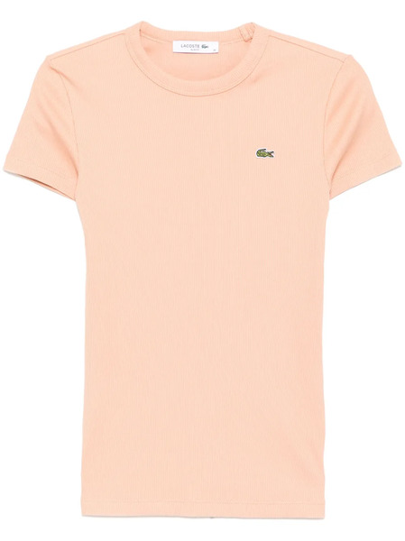 Lacoste Logo-patch T-shirt - Neutrals 