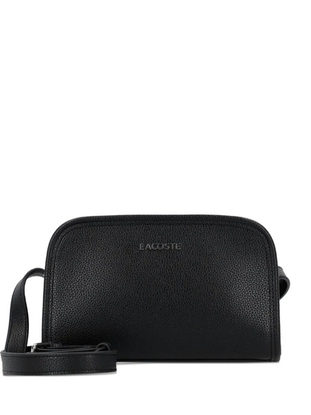  Lacoste Logo-plaque Crossbody Bag - Black 