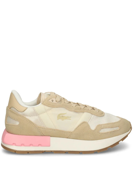  Lacoste Logo-print Sneakers - Neutrals 