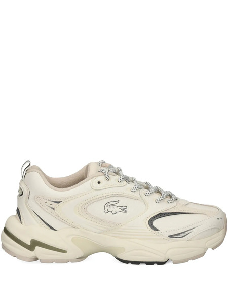  Lacoste Logo-print Sneakers - Neutrals 