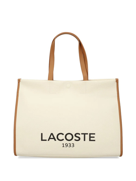  Lacoste Logo-print Tote Bag - Neutrals 