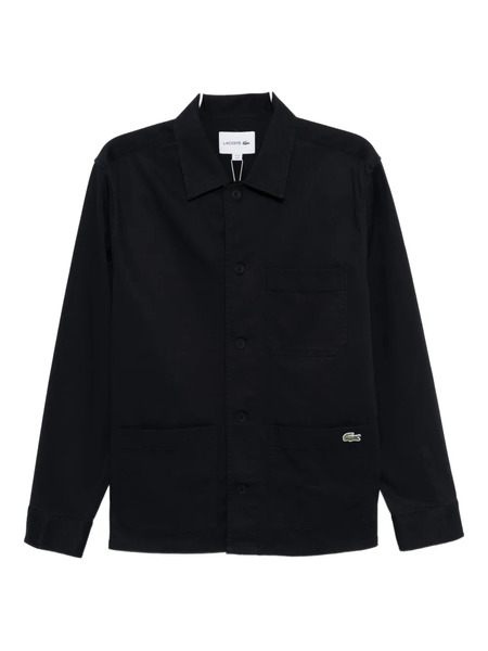  Lacoste Logo Shirt Jacket - Blue 