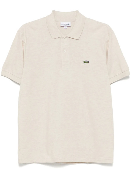  Lacoste Marl Polo Shirt - Neutrals 