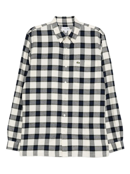  Lacoste Plaid Shirt - Blue 