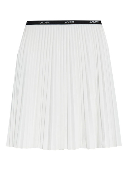  Lacoste Pleated Skirt - White 