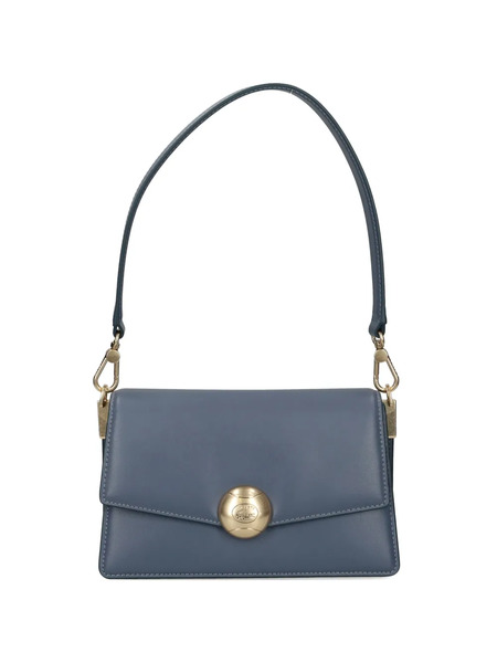  Lacoste Tennis Bliss Leather Shoulder Bag - Blue 