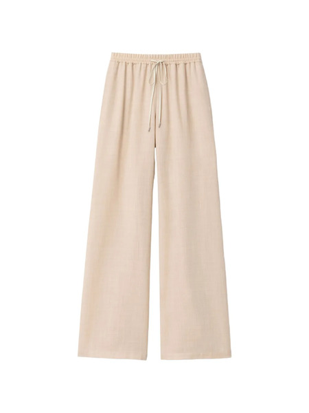  Lafayette 148 Drawstring Trousers - Neutrals 