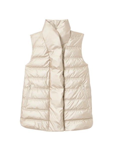  Lafayette 148 Shawl-collar Gilet - Neutrals 