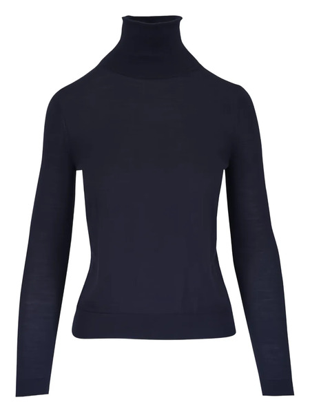  Lafayette 148 Turtleneck Long-sleeves Sweater - Blue 