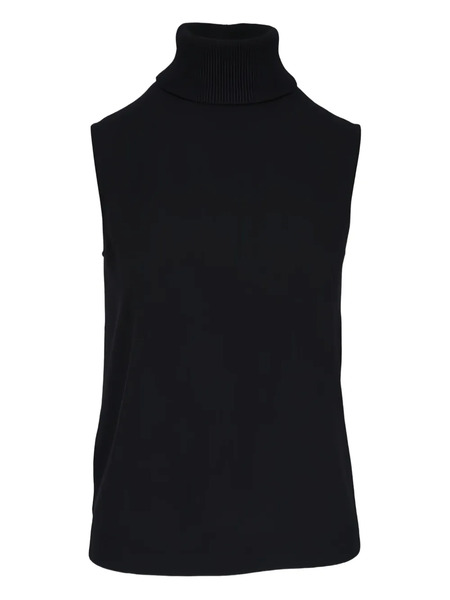  Lafayette 148 Turtleneck Vest - Black 