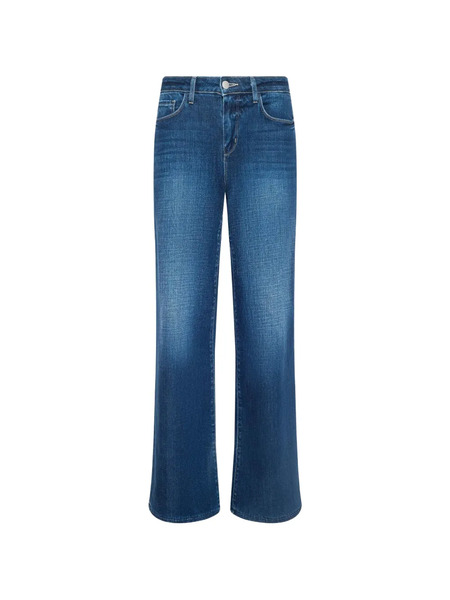  L'agence Alicent Wide-leg Jeans - Blue 