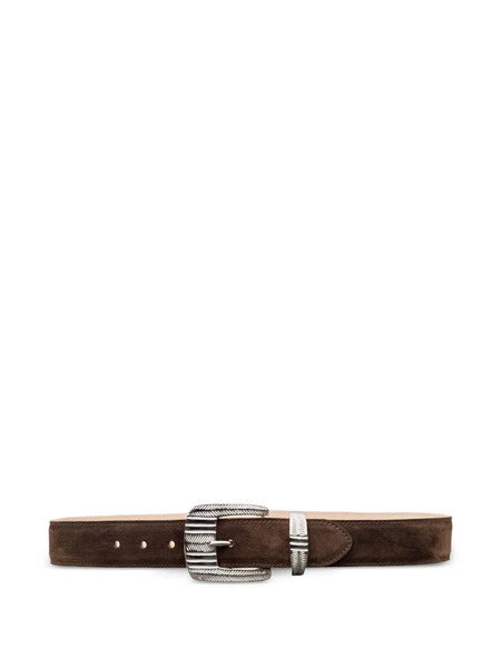  L'agence Aya Suede Belt - Brown 