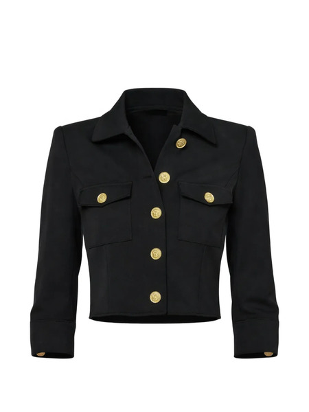  L'agence Coin Button Jacket - Black 