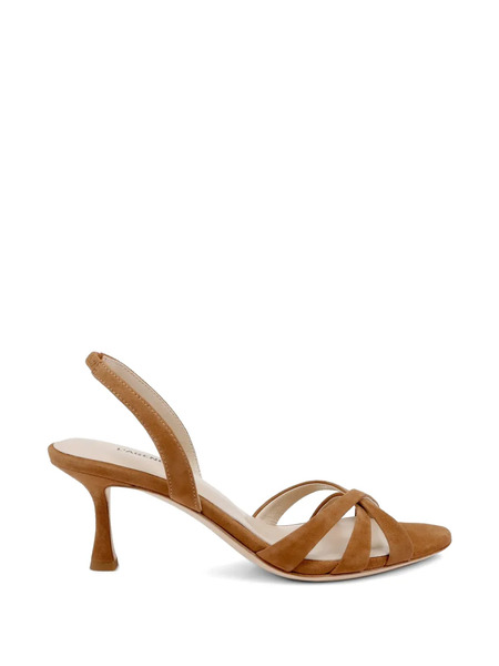  L'agence Colwill Slingback Heeled Sandals - Brown 