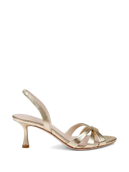  L'agence Colwill Slingback Heeled Sandals - Gold 