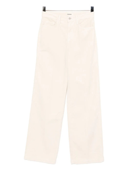  L'agence Corduroy Wide-leg Trousers - Neutrals 