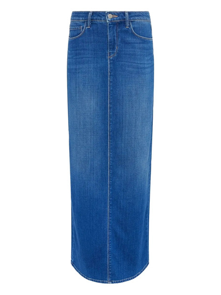  L'agence Denim Maxi Skirt - Blue 