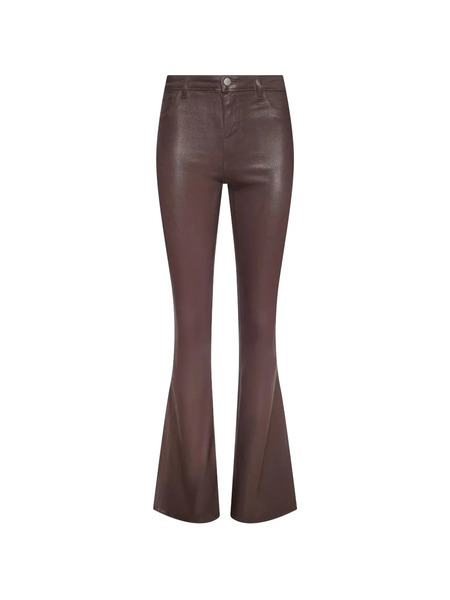  L'agence Marty High-rise Flare Denim - Brown 