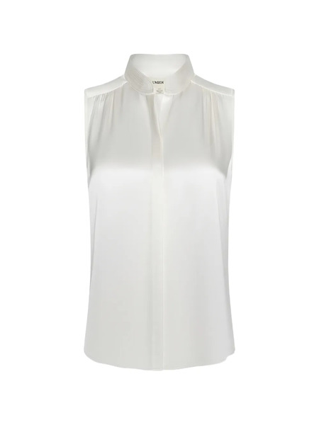  L'agence Phoebe Sleeveless Blouse - Neutrals 