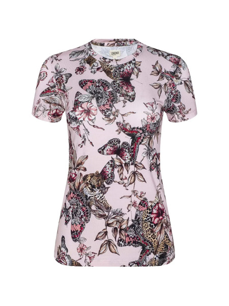  L'agence Ressi Butterfly-print T-shirt - Pink 