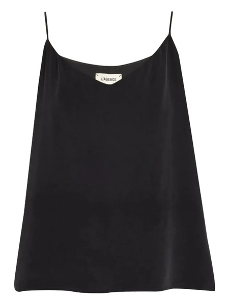  L'agence V-neck Top - Black 