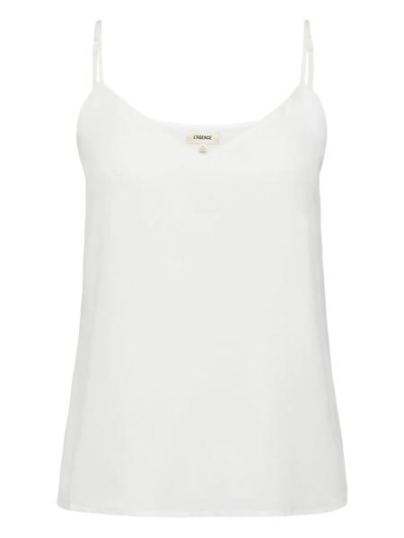  L'agence V-neck Top - White 