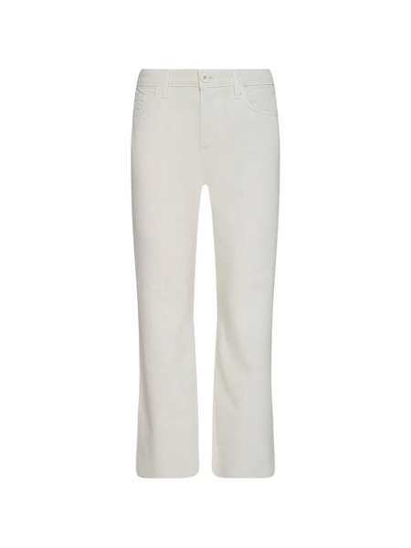  L'agence Wanda Cropped Wide-leg Jeans - White 