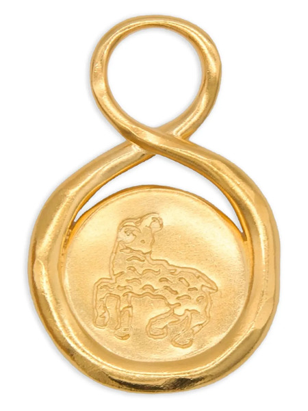  Lah Paris Aries-engraved Infinity-design Pendant - Gold 