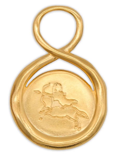  Lah Paris Sagittarius-engraved Infinity-design Pendant - Gold 