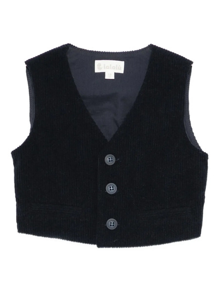  Lalalu Corduroy Waistcoat - Blue 