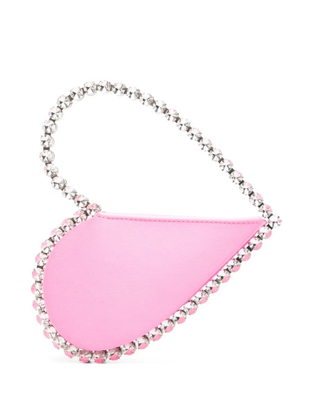  L'alingi Love Heart Crystal Clutch Bag - Pink 