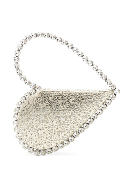  L'alingi Love Rhinestone Embellished Clutch Bag - Neutrals 